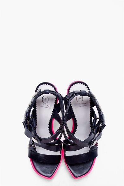 alexander mcqueen neon shoes