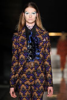 Miu Miu Fall 2012 Silk Collared Shirt - Lyst