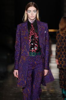 Miu Miu Fall 2012 Long Sleeve Black Satin Shirt  - Lyst