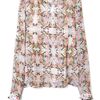 Erdem Antonia Long Sleeve Blouse in Pink (floral) - Lyst