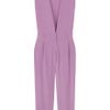 3.1 Phillip Lim Deep V Jumpsuit in Purple - Lyst