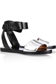 3.1 Phillip Lim Domina Two-tone Leather Sandals - Lyst