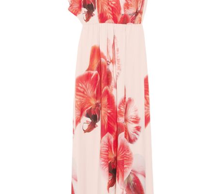 Alice + Olivia Robin Floral-printed Silk Crepe De Chine Maxi Dress Alice + Olivia Robin Floral-printed Silk Crepe De Chine Maxi Dress