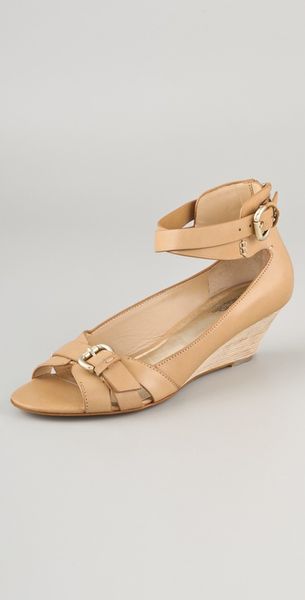  Alta Buckle Wedge Sandals 