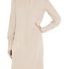Chloé Embellished Silk Crepe De Chine Dress in Purple (khaki) - Lyst