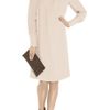 Chloé Embellished Silk Crepe De Chine Dress in Purple (khaki) - Lyst