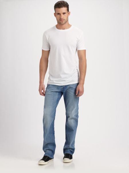 Diesel Larkee Straightleg Jeans in Blue for Men (denim) - Lyst