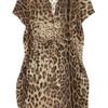 Dolce & Gabbana Leopardprint Chiffon Kaftan in Animal (leopard) - Lyst