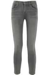 Goldsign Virtual High-rise Cropped Skinny Jeans