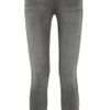 Goldsign Virtual Highrise Cropped Skinny Jeans in Gray (charcoal) - Lyst