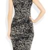 La Petite Salope Printed Stretch Linenblend Dress in Black - Lyst