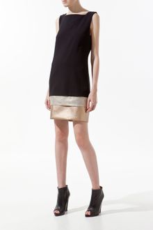 Zara Combined Panelled Dress - Lyst