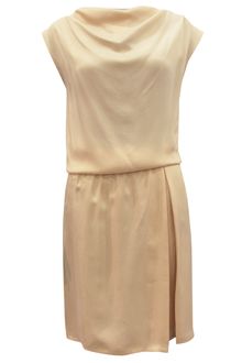 Cacharel Cap Sleeve Pleat Dress - Lyst