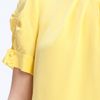 Donna Morgan Pleated Shift Dress in Yellow (sunkist yellow) - Lyst