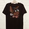 Free People Vintage Harleydavidson Eagle Tee in Black - Lyst