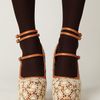 Free People Cambridge Crochet Platform in Beige (ivory) - Lyst
