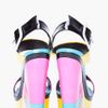 Giuseppe Zanotti Patent Colorblock Sandal in Multicolor (yellow) - Lyst