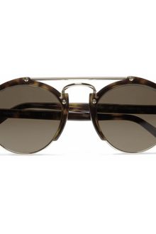 Illesteva Milan Acetate and Metal Round-frame Sunglasses - Lyst