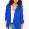 Nasty Gal Boardwalk Blazer  Blue in Blue - Lyst