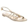 Alexander Mcqueen Gladitor Sandal in Beige (gold) - Lyst