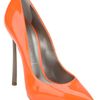 Casadei Stiletto Pump in Orange - Lyst
