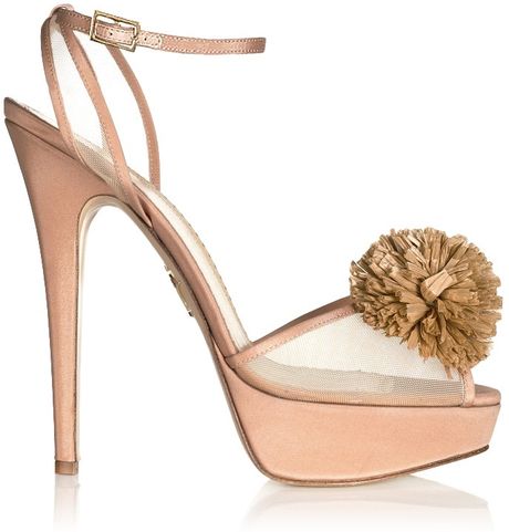 Charlotte Olympia Pomeline in Beige (nude) - Lyst