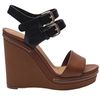 Chloé Two Tone Wedge in Blue (black) - Lyst