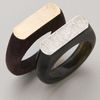 Club Monaco Roxanne Stacking Rings in Brown - Lyst