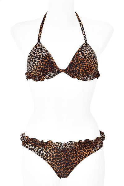 D&g Leopard Padded Bikini in Animal (leopard) - Lyst