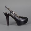 Dolce & Gabbana Peep Toe Pump in Black - Lyst