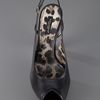 Dolce & Gabbana Peep Toe Pump in Black - Lyst