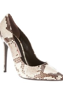 Gianmarco Lorenzi Python Skin Pump - Lyst