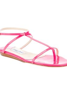 Jimmy Choo Patent Leather Sandal - Lyst