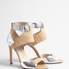 Kors By Michael Kors Nude Atherton Leather Ankle Strap Sandal in Beige (nude) - Lyst