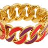 Marc By Marc Jacobs Stripey Enamel Katie Bracelet in Gold (s) - Lyst