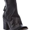 Marsell Peeptoe Ankle Boot in Black - Lyst