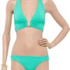 Melissa Odabash Jamaica Halterneck Bikini in Green (blue) - Lyst