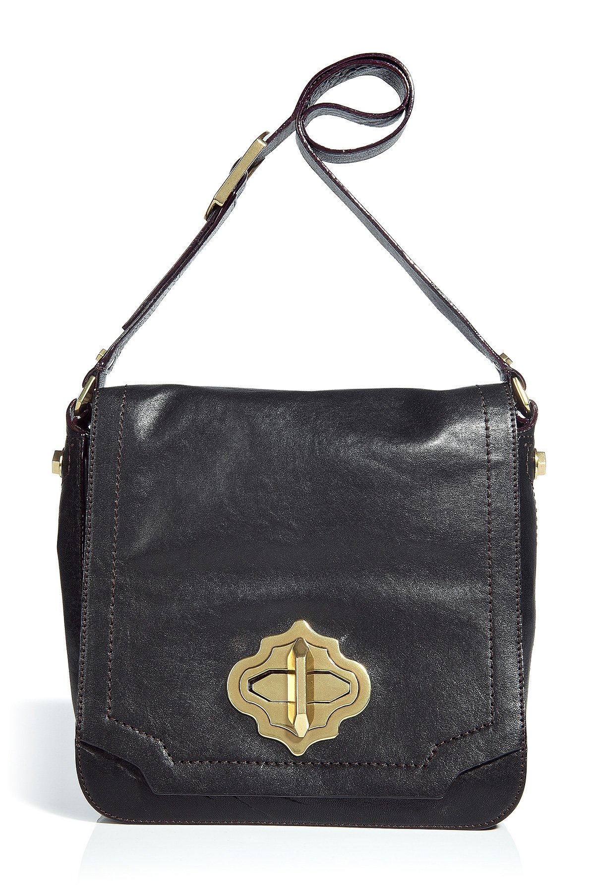 turnlock crossbody bag