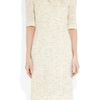 Oscar De La Renta Metallicflecked Tweed Dress in White (clay) - Lyst