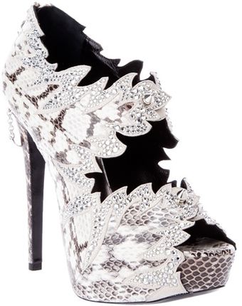Philipp Plein Python Skin Heel - Lyst