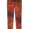 Sandro Paprika Printed Tapered Crepe Pants in Multicolor (red) - Lyst