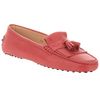Tod's Fringed Loafer in Pink - Lyst