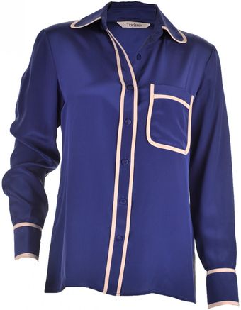  Pajamastyle Silk Shirt 