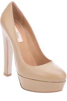 Valentino Leather Pump - Lyst
