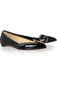 Christian Louboutin 20th Anniversary Pigalove Patentleather Ballet Flats - Lyst