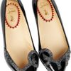 Christian Louboutin 20th Anniversary Pigalove Patentleather Ballet Flats in Black - Lyst