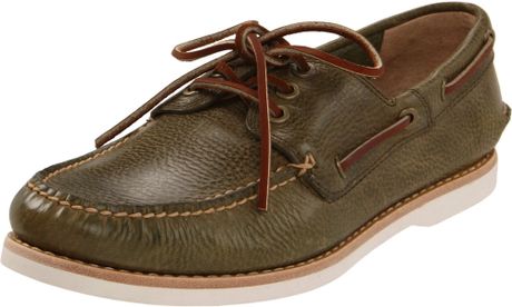 Frye Mens Sully Boat Boat Shoe in Green for Men (olive) - Lyst