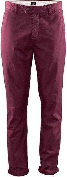 h and m chinos