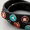 Marc By Marc Jacobs Dreamy Logo Double Wrap Bracelet in Black - Lyst