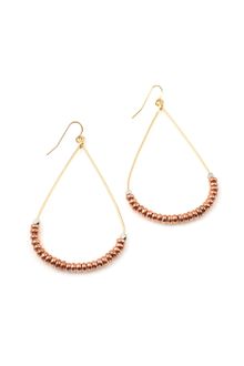 Vanessa Mooney Teardrop Earrings Copper - Lyst